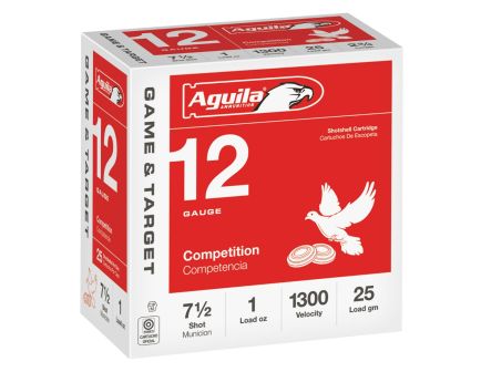 Aguila Competition Standard Velocity 12 Gauge 2.75" 7.5 Shot 25rds