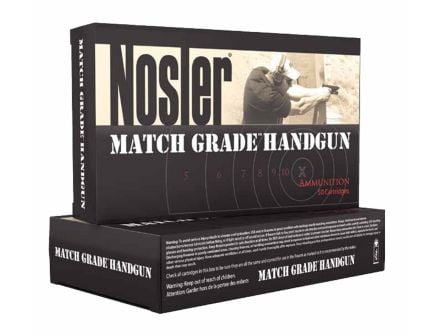 Nosler Match Grade 40 S&W 180 grain JHP 20 Rounds Ammunition - 51279