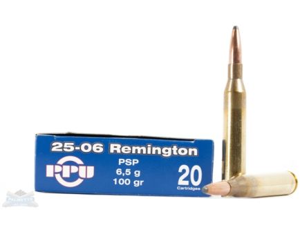 PRVI Partizan 25-06 100gr PSP Ammunition 20rds PP2.71