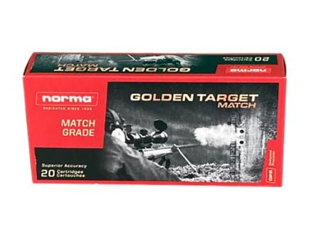 Norma Golden Target Match .223 Remington 69gr Ammo, 20rds - 10157692