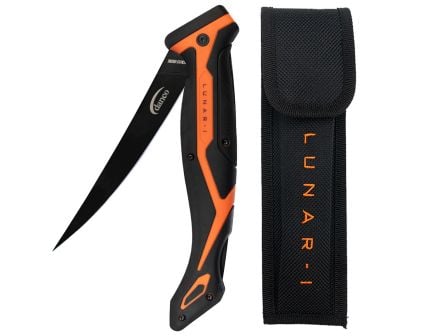 Danco Lunar-I Folding 6" Fillet Knife, Black/Orange - LNR-6FFK