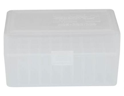 Berrys Bullets 405 .223 Rem/5.56 50 Round Snap-Hinge Ammo Box, Clear - 40503