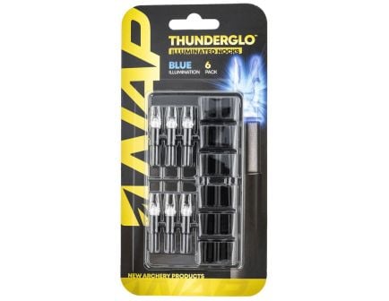 NAP Illuminated Nock - Blue - 6pk