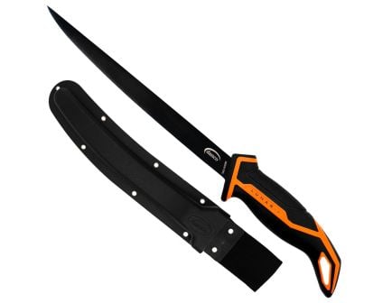 Danco Lunar-1 Micro Flex 9" Fillet Knife, Black/Orange - LNR-9FK
