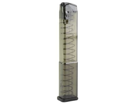 ETS 9mm 32rd Glock Magazine, Carbon Smoke - SMK-GLK-18G2