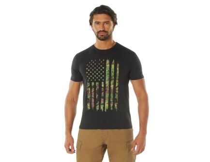 Rothco Distressed US Flag Athletic Fit T-Shirt