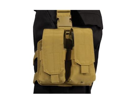 Rothco Drop Leg Double Mag Pouch - Coyote Brown