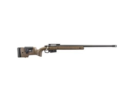 Ruger Hawkeye Long Range Target 6.5 PRC Bolt Action Rifle, Speckled Black/Brown - 47189