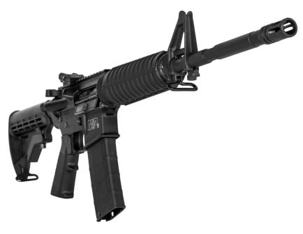 Smith & Wesson LE M&P15 A 5.56 NATO 16" 1/9 Rifle With Troy Rear Sight, Black - 311002