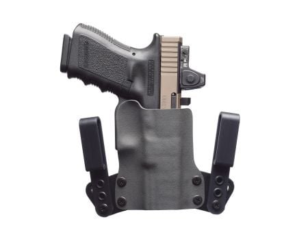 Black Point Tactical Mini Wing Sig Sauer P365 IWB Holster Right Leather/Kydex, Black