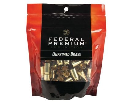 Federal Premium Gold Medal 40 S&W Unprimed Brass Cartridge Case, 100/pack - PH40UPB100
