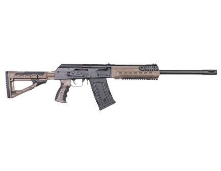 Kalashnikov USA 12 Gauge Semi Auto Shotgun, Matte Black Flat Dark Earth - KS12TFDE