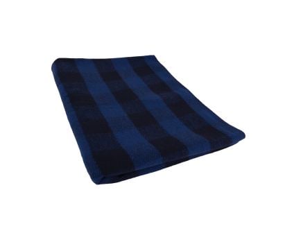 Rothco Plaid Wool Blanket 62X 80 - Blue Plaid