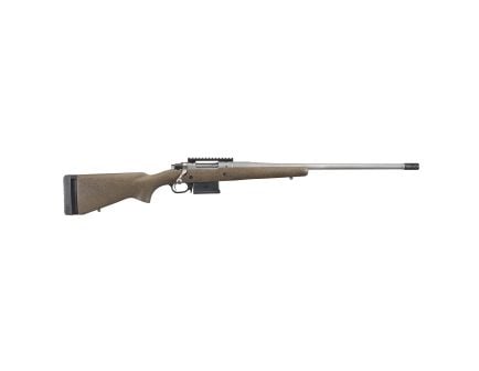 Ruger Hawkeye Long Range Hunter 6.5 Creedmoor Bolt Action Rifle, Speckled Black/Brown - 47198