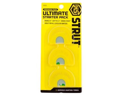 Hunter's Specialties H.S Strut Diaphragm Call Ultimate Starter Pack, Yellow/White - 5933