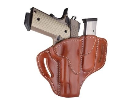 1791 Gunleather Combo 1911 Leather OWB Holster Right 01, Classic Brown - BH1M1CBRR