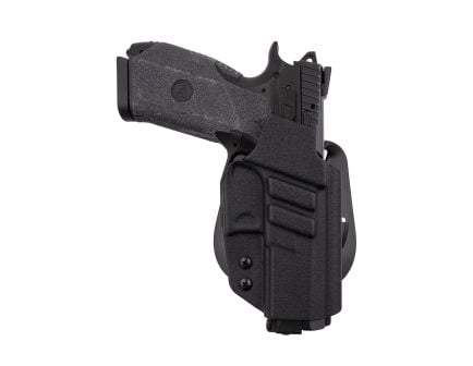 1791 Gunleather Tactical Kydex CZ P-10C Kydex OWB Holster Right, Black - TACPDHOWBCZP10BLKR