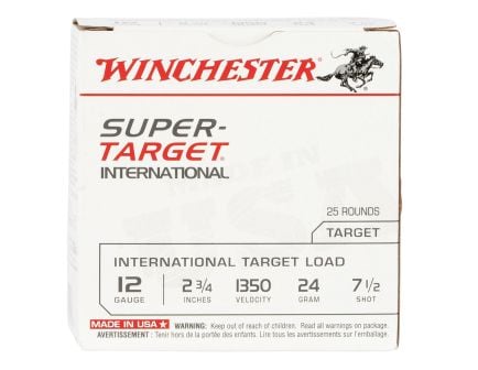 Winchester Super-Target Light Target 12 Gauge 2.75" #7.5 - 0.87 oz - 25rds - TRGT213507