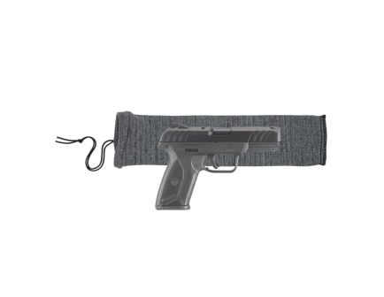 Allen 55% Reclaimed Cotton/45% Polyester Blend Handgun Sock, Heather Gray - 1314