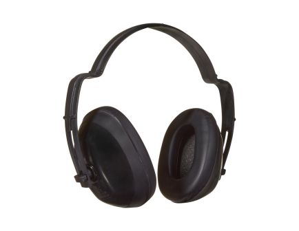 Allen Foam Standard Basic Safety Hearing Protection Earmuffs - Adult/23 dB Comfort in Black - 2284