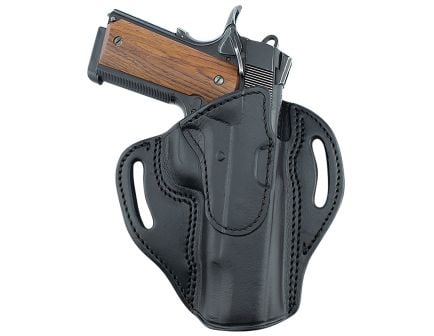 Tagua Gunleather Cannon 1911 Leather OWB Holster Right, Black - TXBH3200