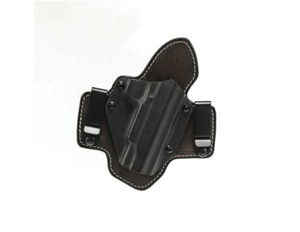 Tagua Gunleather Texas Partner Sig P365 Kydex/Leather IWB/OWB Holster Right, Black - TZPART490