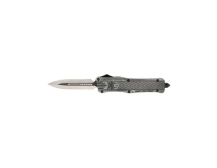 CobraTec Knives CTK-1 Large Plain Edge OTF Knife Dagger, Stonewashed - LSWCTK-1LFAGNS