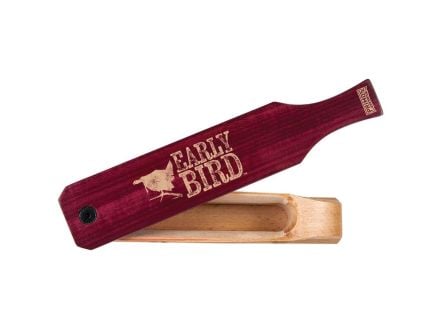 Primos Early Bird Turkey Box Call, Natural Walnut/Purple Heart