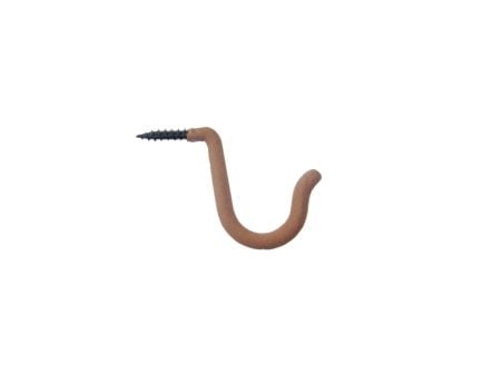 HME Single Accessory Hook, Brown Pack of 6