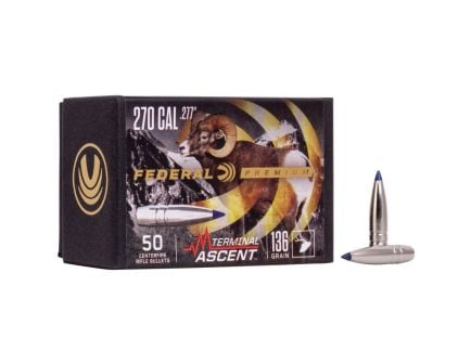 Federal Premium .277 Cal 136 gr Reloading Bullets  Terminal Ascent 50rds - PB277TA1