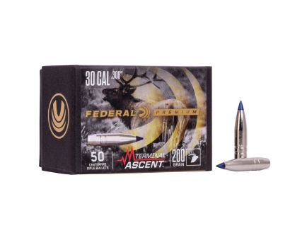 Federal Premium .308 Cal 200 gr Reloading Bullets  Terminal Ascent 50rds - PB308TA2