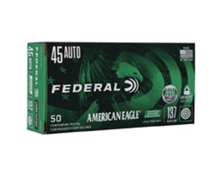 Federal American Eagle .45 ACP 140 gr Ammo Lead-Free IRT - 50rds - AE45LF1