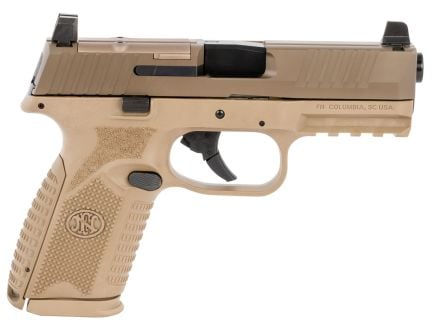FN 509 Midsize MRD 9mm Pistol, 4" Barrel, Optics Ready Sights, Flat Dark Earth - 66100742