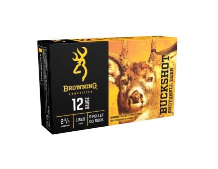 Browning 12 Gauge 2.75" 00 Buck 9 Pellets - 15rds - B193111222