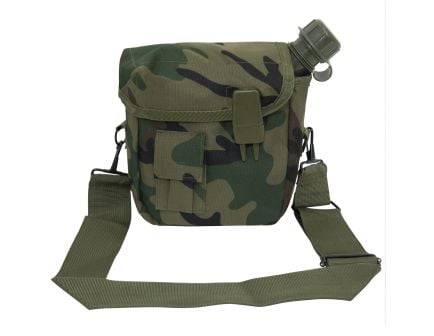 Rothco G.I. Type 2 Qt. Bladder Canteen Cover - Woodland Camo