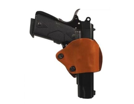 Blackhawk! Left Hand Yaqui Slide Holster for Glock 9mm/.40cal/.357, Brown Leather - 421501BN-L