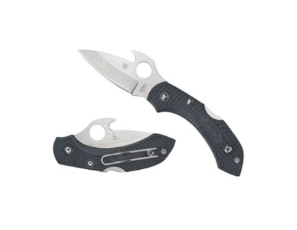 Spyderco Dragonfly 2 Gray EDC with Emerson Opener and Drop Point Edge - C28PGYW2