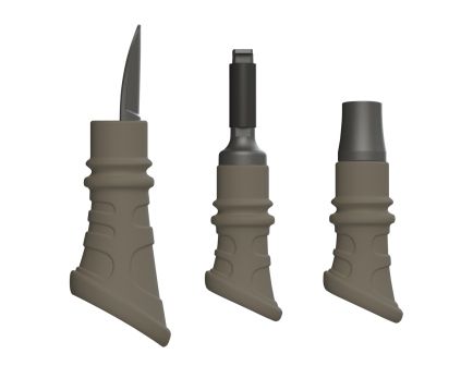 FoxPro Furaker Pack Field Coyote/Fawn/Jackrabbit Hand Call Combo, Tan