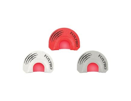 FoxPro Howler Gun Combo Pack Coyote Mouth Game Call Combo, Gray/Red/White