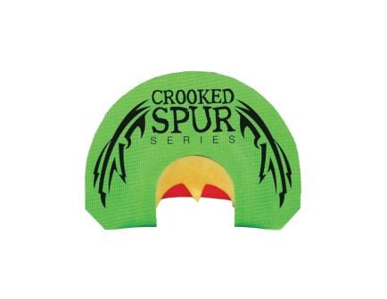 FoxPro Crooked Spur Green Back Wing Turkey Mouth Game Call, Green