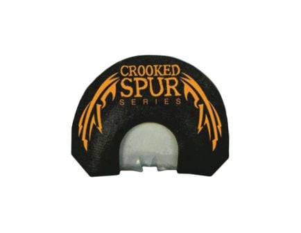 FoxPro Crooked Spur Black V-Cut Turkey Mouth Game Call, Black
