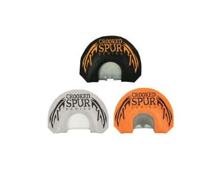 FoxPro Crooked Spur Combo Pack Turkey Mouth Game Call Combo, Black/Orange/White