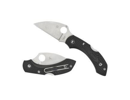 Spyderco Dragonfly 2 Folding Knife Wharncliffe, Black - C28FPWCBK2
