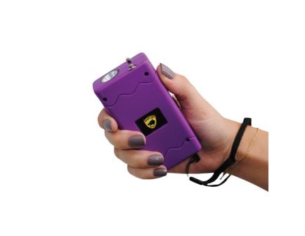 Guard Dog Disabler 2" x 4" Stun Gun w/LED Flashlight, Purple