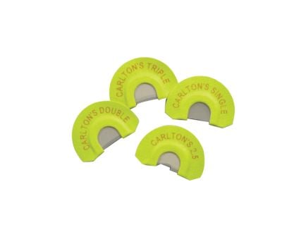 Wayne Carlton Calls Carltons Cow Elk 4-Piece Diaphragm Call, Yellow
