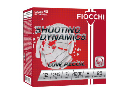 Fiocchi Exacta Clay Target Line Trainer 2.75" 12 Gauge Ammo 250 Rounds - 1278OZ8