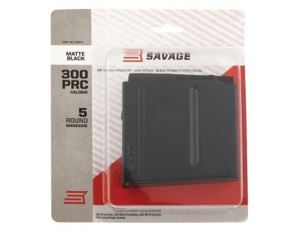 Savage Arms 5rds .300 PRC Magazine, Matte Black - 55273