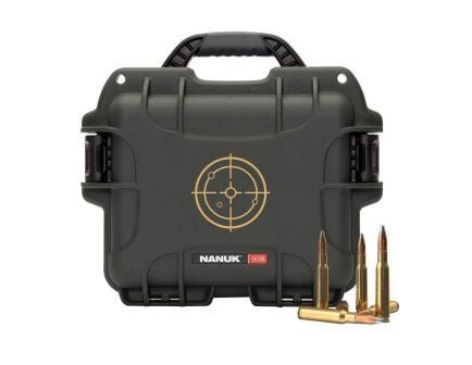 Nanuk 908 .223 Remington NK-7 Resin Waterproof Ammo Case, Olive - 908AMMO6