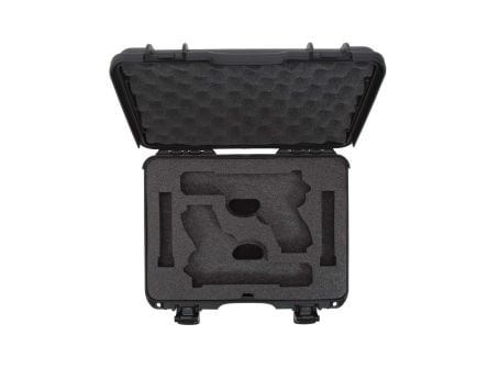 Nanuk 910 Glock1 NK-7 Resin 2 UP Gun Case - Black - Glock Enthusiasts' Favorite - 910-GLOCK1