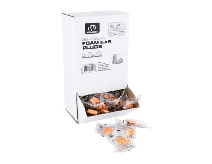 Walker Foam Earplug Adult/32 dB, Orange - GWP-SF-FOAMPLUG200BX